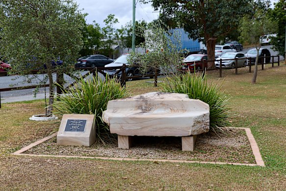 A war memorial.