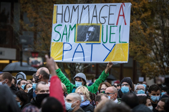 The murder of Samuel Paty sparked outrage in France. 