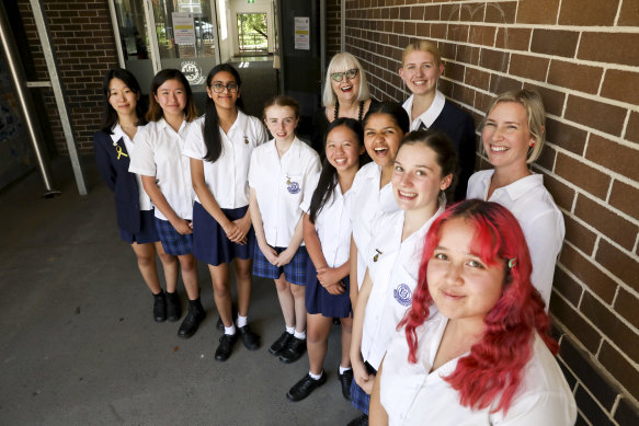 Students at Burwood Girls High are part of a plan to focus on student voice in NSW public schools.
