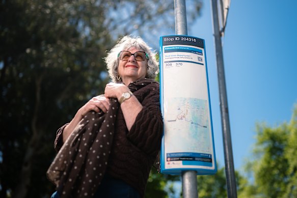 Lyn Taylor, 85, recently transitioned to a restricted licence. She’s keen to use public transport but says options in her Sydney suburb of Alexandria can be limited.