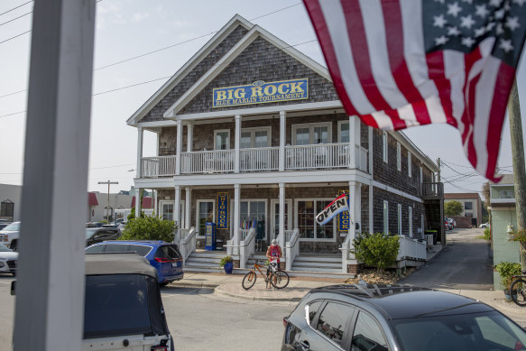 The Big Rock Blue Marlin Tournament store in Morehead City, North Carolina, on June 30, 2023. The tournament is a major civic event in Morehead City.