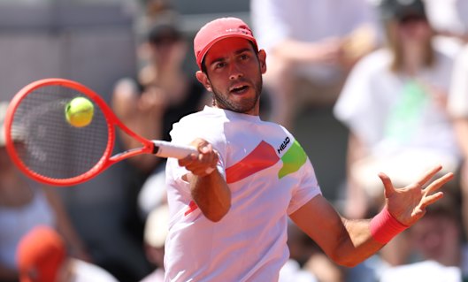 Nuno Borges had chances against Popyrin, but was unable to win a set.