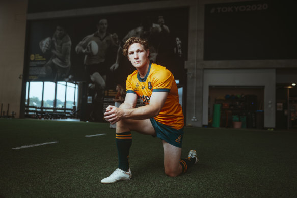 Former Wallabies captain Michael Hooper is trying his hand at sevens.