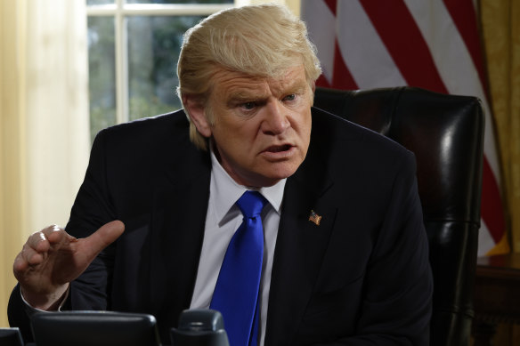 Irish actor Brendan Gleeson stars as Donald Trump in The Comey Rule.