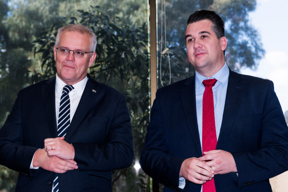 Former prime minister Scott Morrison visited Michael Sukkar’s electorate of Deakin during the election campaign.