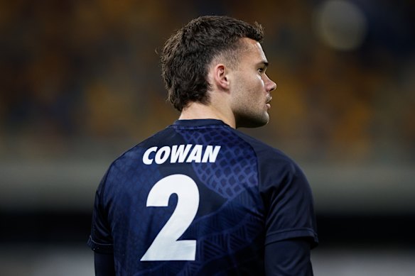 Lachie Cowan was taken to hospital via ambulance but has since been discharged.