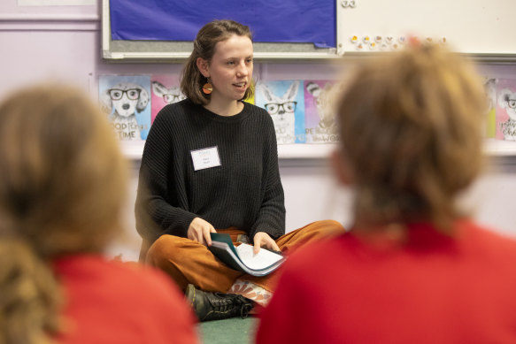 Alexa Stuart was worried about whether she would have enough authority with the children as a young woman, but says it has gone well so far.