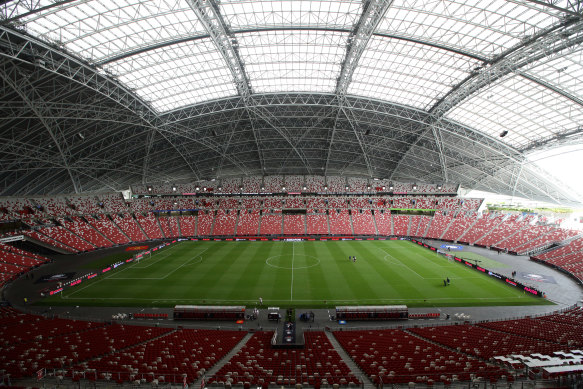 Singapore’s National Stadium.