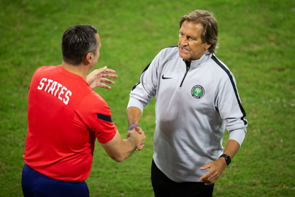 Nigerian coach Randy Waldrum is at odds with the federation.