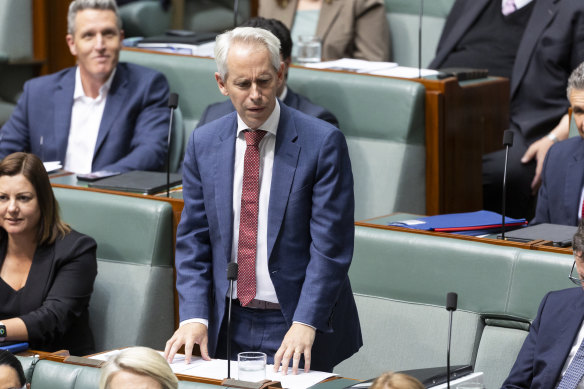 Immigration Minister Andrew Giles said during question time on Tuesday that at least three of the detainees were murderers. 