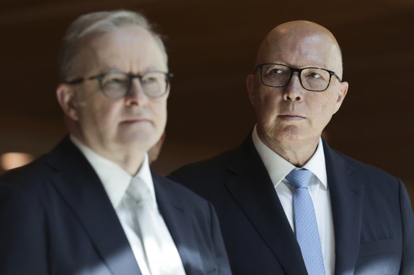 Prime Minister Anthony Albanese and Opposition Leader Peter Dutton are neck and neck in opinion polls.