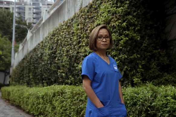 Jocelyn Hofman, a registered nurse in a Blue Mountains aged care facility, has been pushing for more nurses in aged care. 