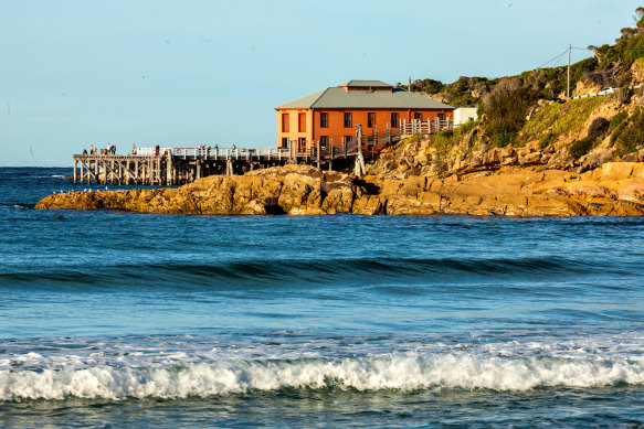 Tathra Wharf in the Bega Valley Shire, one of several LGAs that had 10-15 per cent of dwellings vacant.