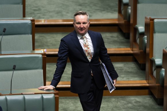 Climate Change and Energy Minister Chris Bowen. 