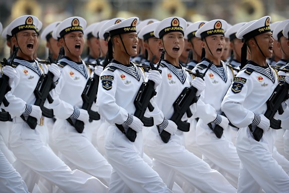 For many years China has sought to build a super-strength military.