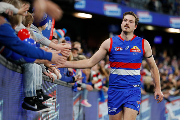 Zaine Cordy has signed with St Kilda after 118 games with the Bulldogs.