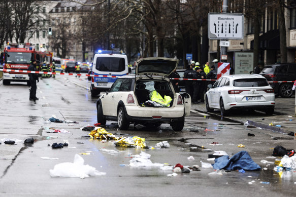 The incident comes a day before the start of the Munich Security Conference, which draws scores of foreign government officials to the city.