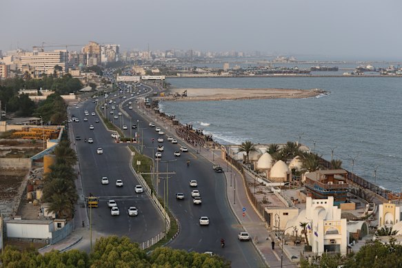 Bandar Abbas, one of the cities targeted by fresh US strikes.