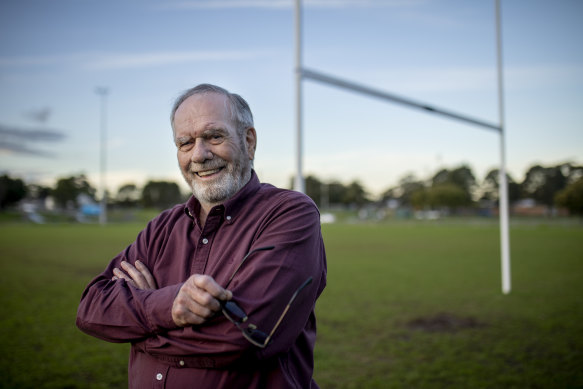 Former schoolteacher Ian Aird in New Lambton.