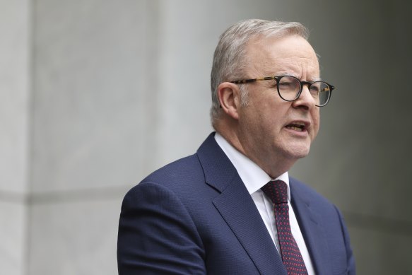 Prime Minister Anthony Albanese. 