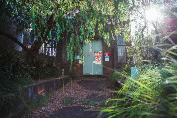 The substation on Burt Street in Rozelle.