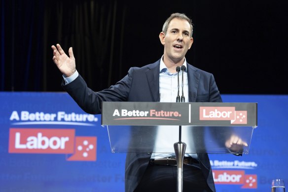 Treasurer Jim Chalmers has inherited a budget deficit.