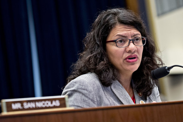 US Representative Rashida Tlaib.