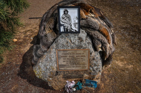 The grave of Mary Jane Milawa.