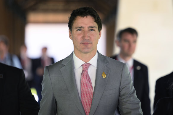 Canadian Prime Minister Justin Trudeau at the G20 summit.