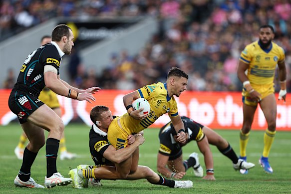 Parramatta’s Isaiah Iongi is out for the next two months.