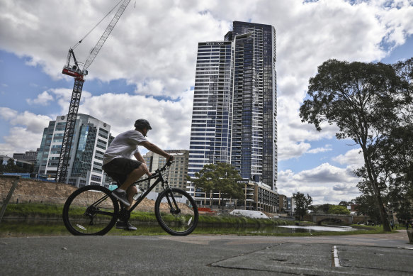 In neighbourhoods such as Parramatta, some properties are selling at a loss.