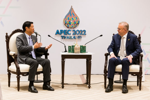 “What part do we play,” asked Philippines President Bongbong Marcos in his bilateral meeting with Prime Minister Anthony Albanese.