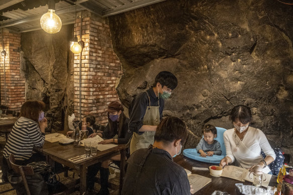 Pufferfish, a restaurant in a converted bunker in Keelung, Taiwan.