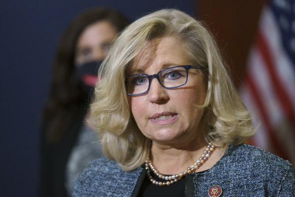 Liz Cheney said Trump’s tweet unleashed a chain of events that led to the storming of the Capitol.