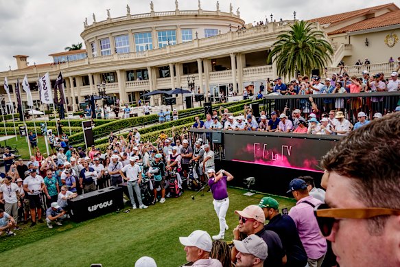 LIV Golf, the Saudi-backed league, has sponsored a tournament at the Trump family’s Miami golf resort four times.