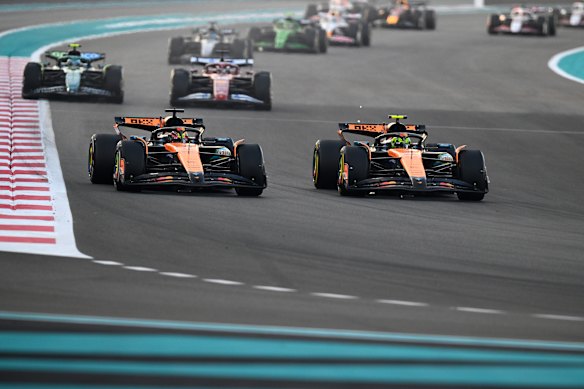 Oscar Piastri’s early move on Lando Norris.