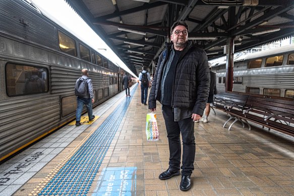 Blue Mountains resident John Cenzato says locals are less concerned with new trains than with services running on time.