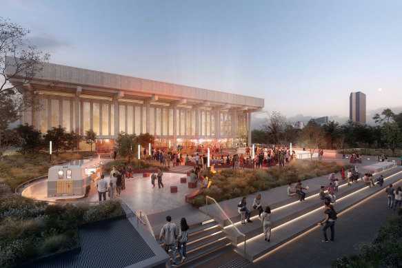 An artist’s impression of the Perth Co<em></em>ncert Hall redevelopment.