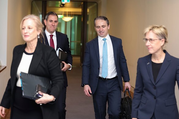 CBA chief executive Matt Comyn at the Canberra productivity reform roundtable.