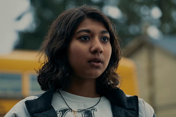 Vritika Gupta plays Canadian teenager Reena, whose murder is investigated in Under the Bridge. 