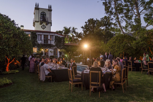 The Power Broker Awards were held at 1920s Spanish-style estate once owned by Madonna.