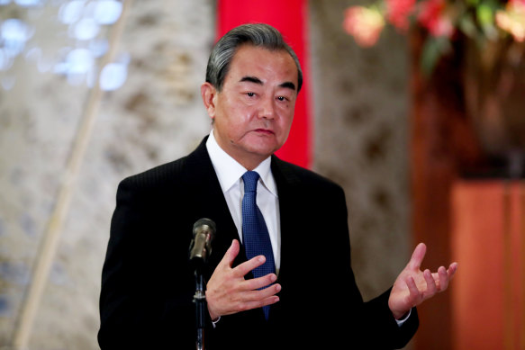 China's Foreign Minister Wang Yi.