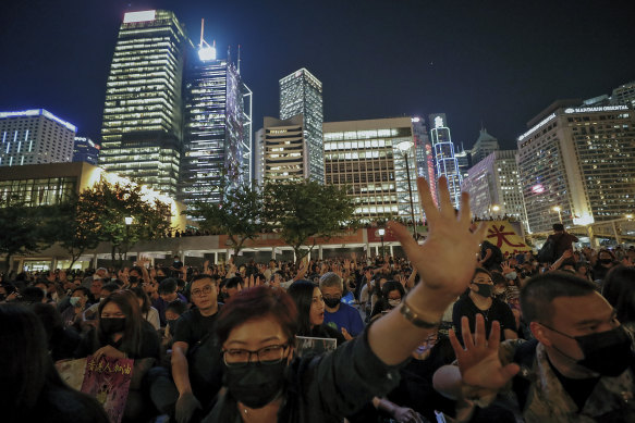 More than a third of protesters arrested in Hong Kong this month have been students.