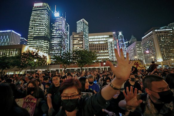 More than a third of protesters arrested in Hong Kong this month have been students.