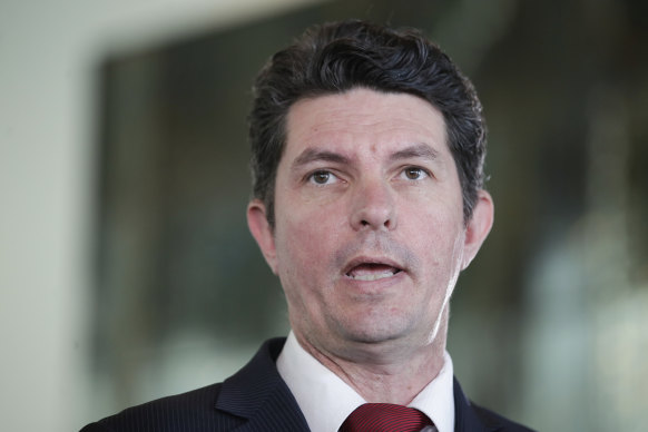 Former Greens senator Scott Ludlam was arrested during Extinction Rebellion protests in Sydney on Monday.