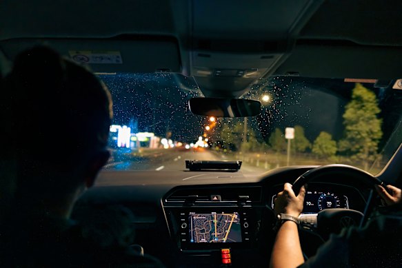 Detective Senior Sergeant Stacey Dwyer and Senior Constable Shannon Hill patrolling Melbourne’s west. 