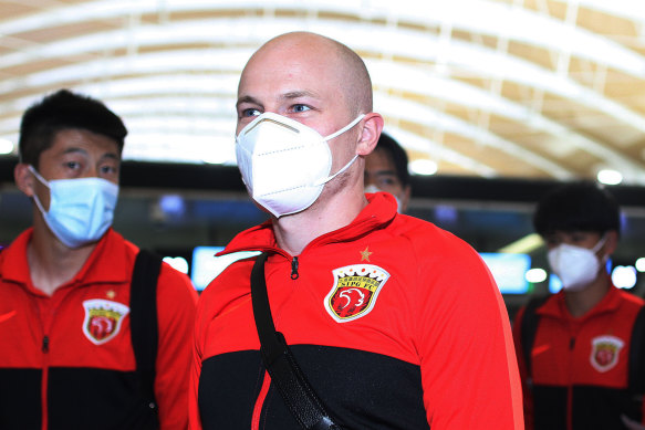 Getting to Doha for the AFC Champions League was a mission for Aaron Mooy.