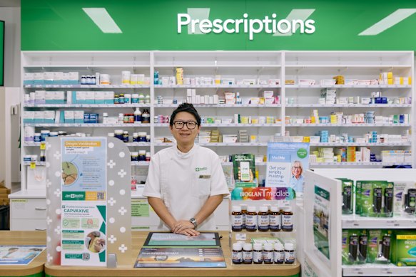 Pharmacist Tony Yan from Terry White Chemmart, Upper Kedron.