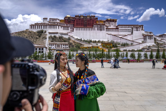 The man had been staying in the city of Lhasa.