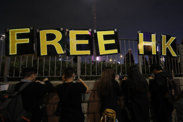 Pro-democracy protests in Hong Kong were widespread throughout 2019 and into 2020.